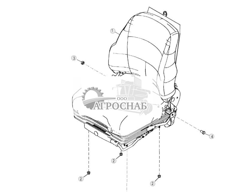Сиденье с пневматической подвеской (тканевая обивка) - ST2490 273.jpg